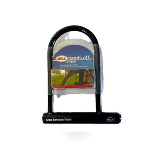 😎 NWT Bell 8” Hands Off U-Lock hardened steel bike lock, 12mm diameter
